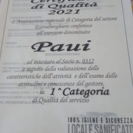 Oda ve Kahvaltı Paui